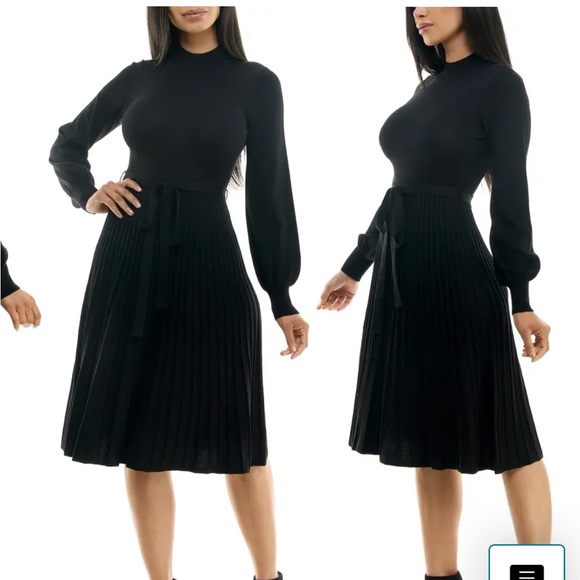 Nina Leonard | Dresses | Long Sleeve Tie Waist Fit And Flare Sweater Dress | Poshmark Nina Leonard | Dresses | Long Sleeve Tie Waist Fit And Flare Sweater Dress | Poshmark